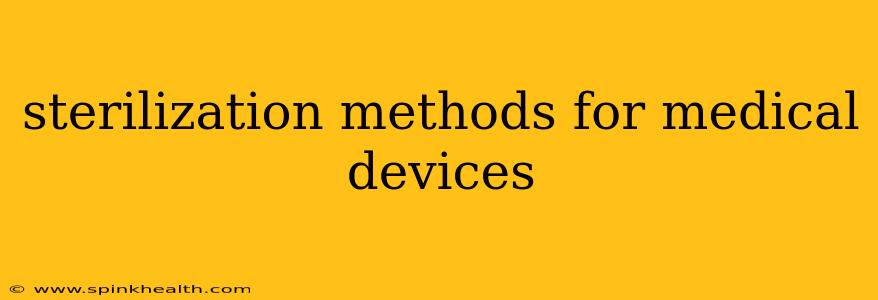 sterilization methods for medical devices