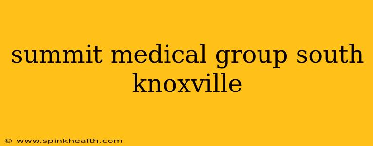 summit medical group south knoxville