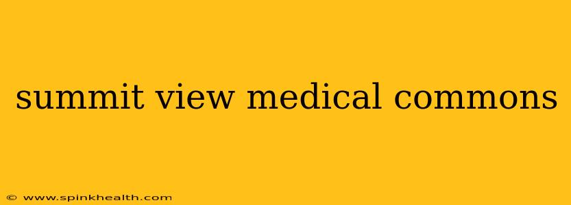 summit view medical commons