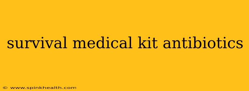 survival medical kit antibiotics