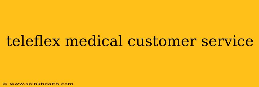 teleflex medical customer service