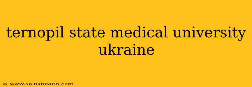 ternopil state medical university ukraine