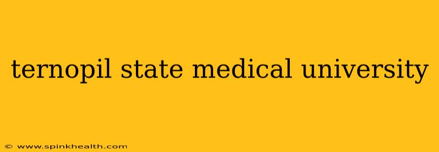 ternopil state medical university
