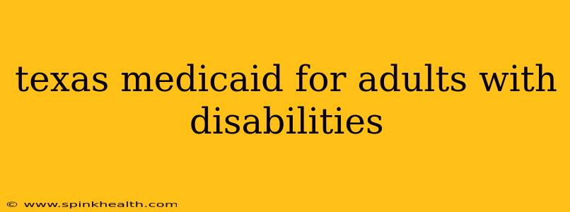 texas medicaid for adults with disabilities