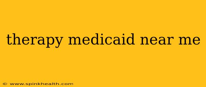 therapy medicaid near me