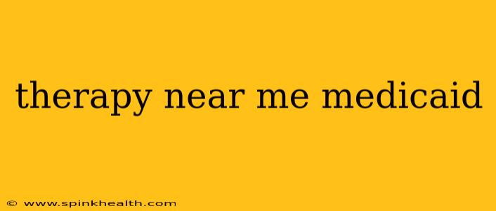 therapy near me medicaid