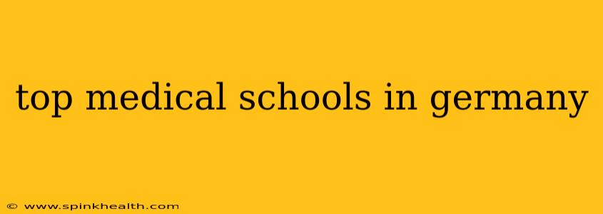 top medical schools in germany