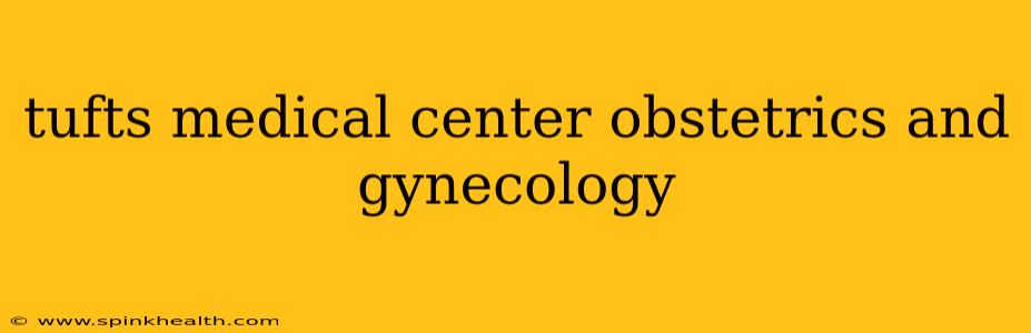 tufts medical center obstetrics and gynecology