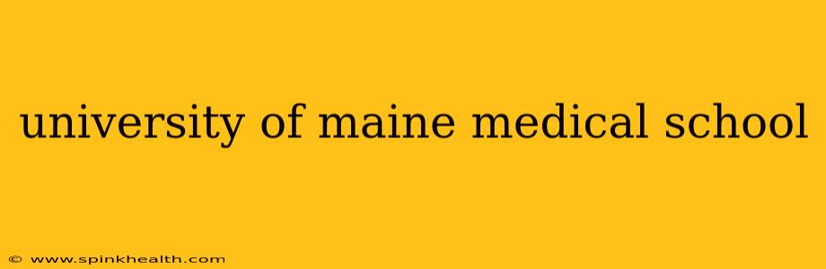 university of maine medical school