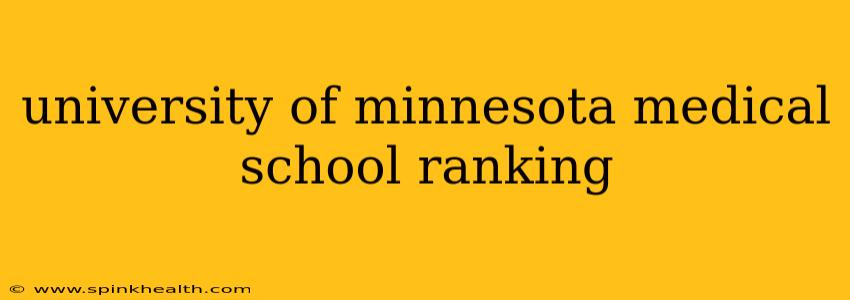 university of minnesota medical school ranking