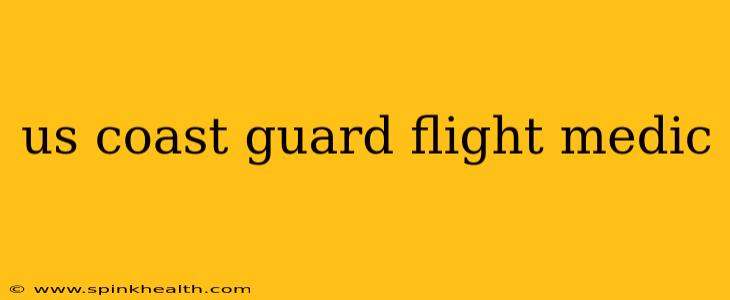 us coast guard flight medic