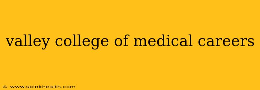 valley college of medical careers