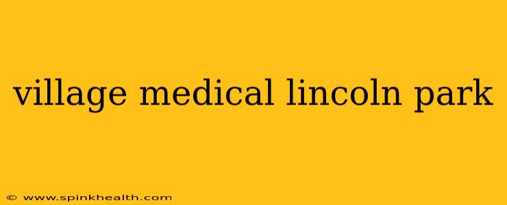 village medical lincoln park