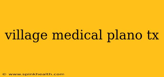 village medical plano tx