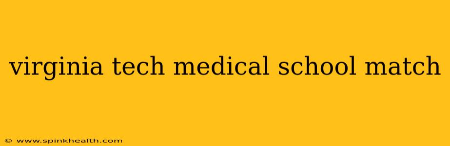 virginia tech medical school match