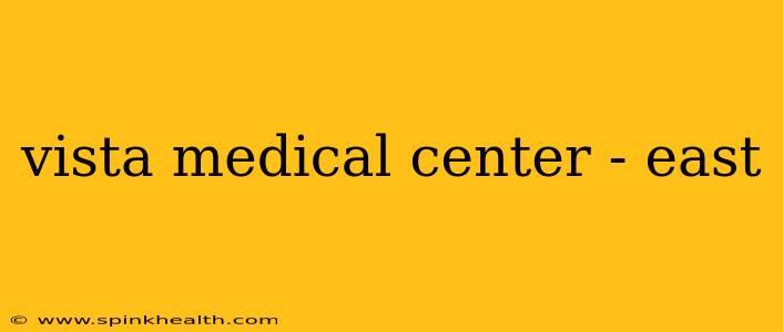 vista medical center - east