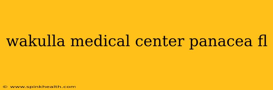 wakulla medical center panacea fl