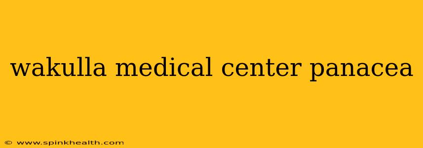 wakulla medical center panacea