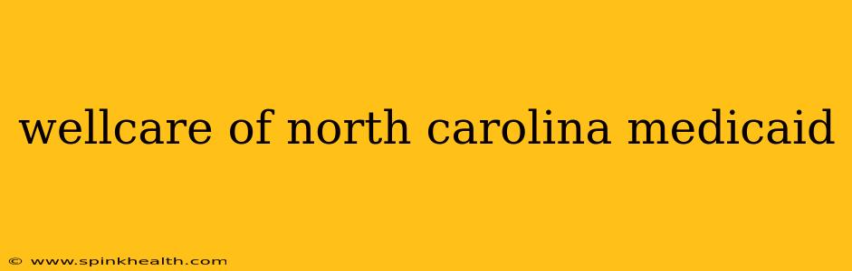 wellcare of north carolina medicaid