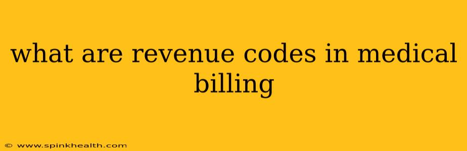 what are revenue codes in medical billing