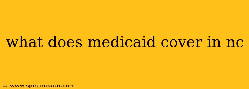 what does medicaid cover in nc