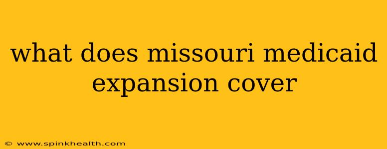 what does missouri medicaid expansion cover