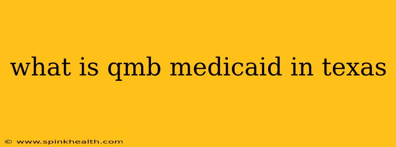 what is qmb medicaid in texas