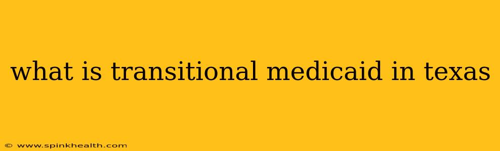 what is transitional medicaid in texas