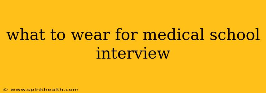 what to wear for medical school interview