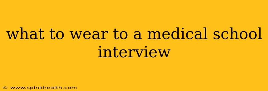 what to wear to a medical school interview