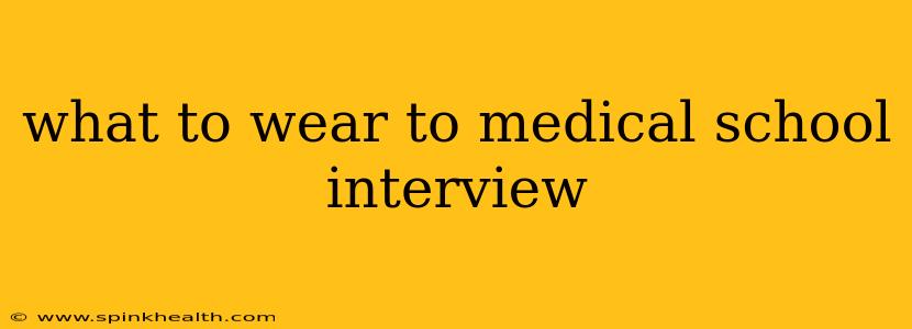 what to wear to medical school interview