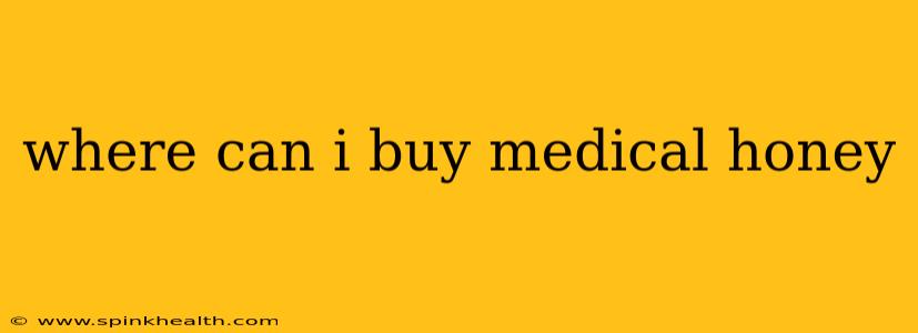 where can i buy medical honey