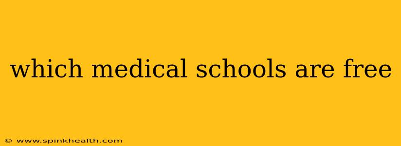 which medical schools are free