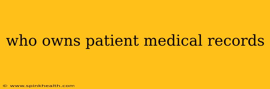 who owns patient medical records