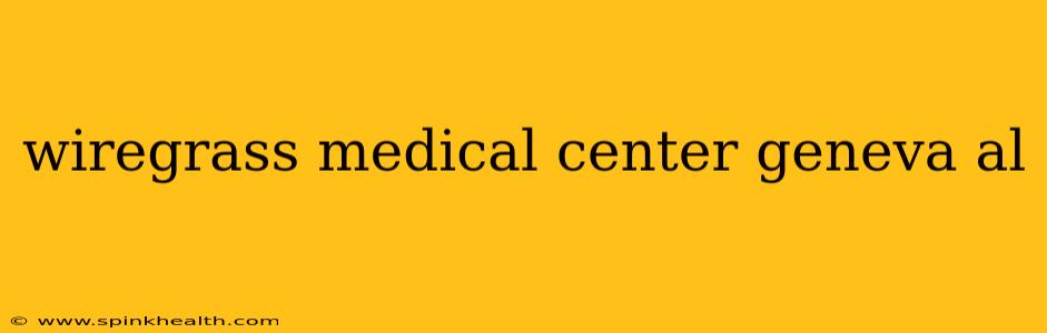 wiregrass medical center geneva al