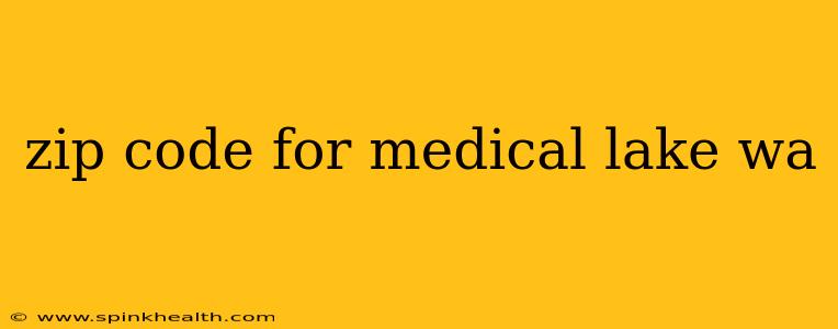 zip code for medical lake wa