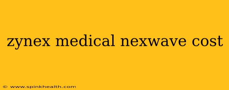zynex medical nexwave cost